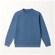 8114 - Sweater Escote Redondo Fantasía Rombos TALLE ESPECIAL